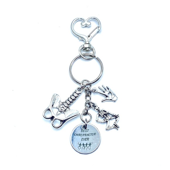 Chiropractor Keychain Bag Charm - Picture 2 of 7